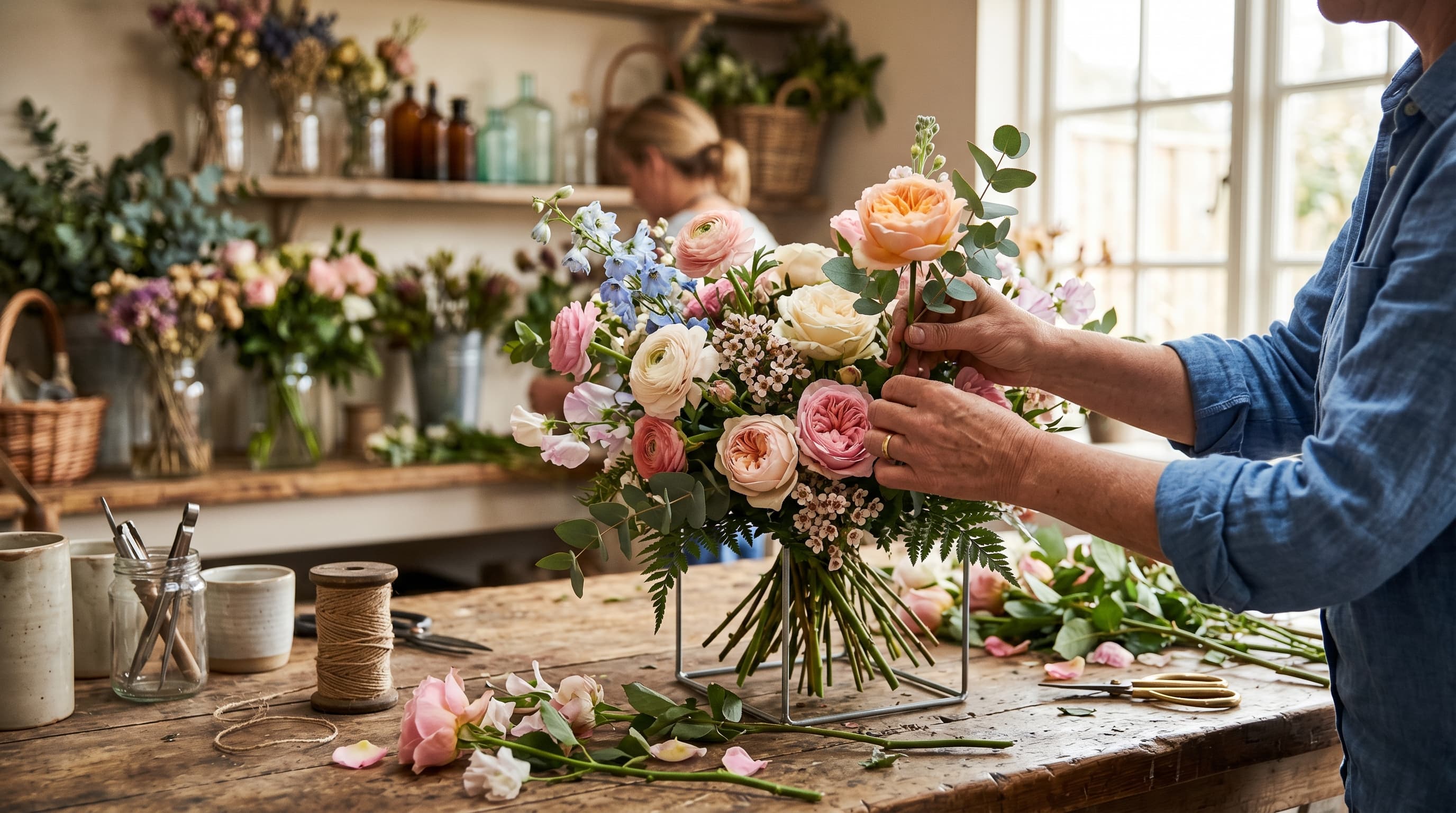 Workshop de arranjos florais